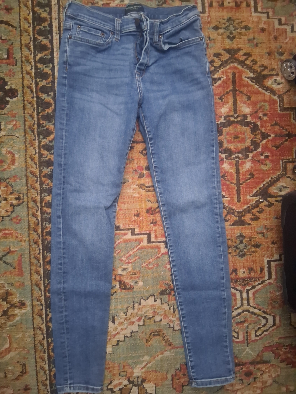 Banana Republic Stretch Skinny Jeans in Medium Blue Wash